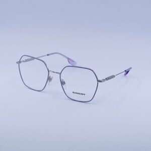 Burberry BE1381 1345 Eyeglasses Lilac/Silver 54mm Geometric Frame